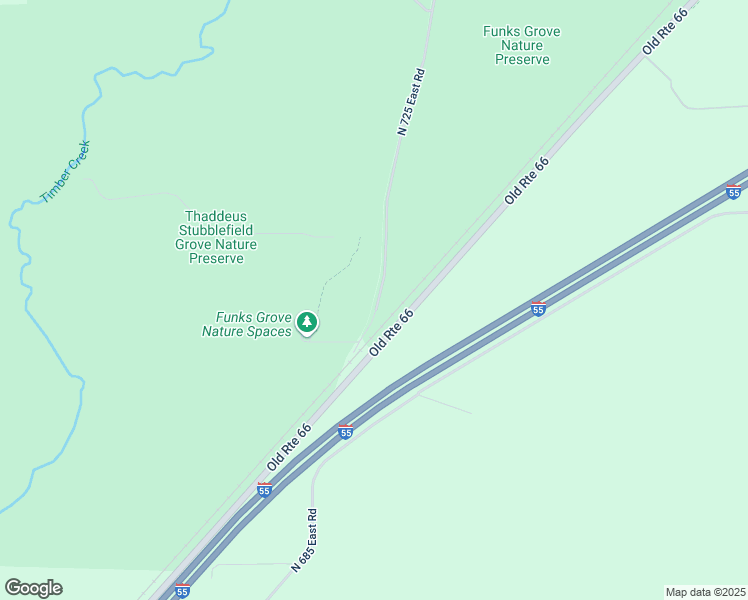 map of restaurants, bars, coffee shops, grocery stores, and more near 4532 North 725 East Road in McLean