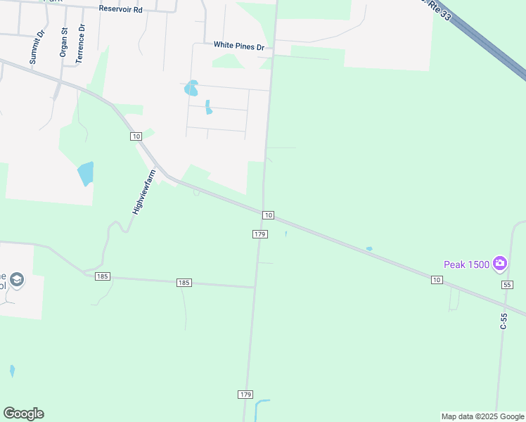 map of restaurants, bars, coffee shops, grocery stores, and more near 1699 Township Highway 179 in Bellefontaine