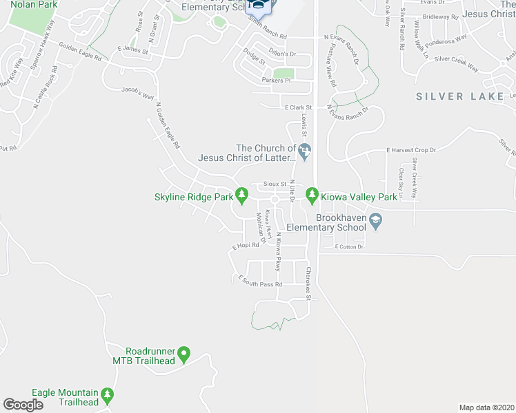 map of restaurants, bars, coffee shops, grocery stores, and more near 7162 Mohican Drive in Eagle Mountain