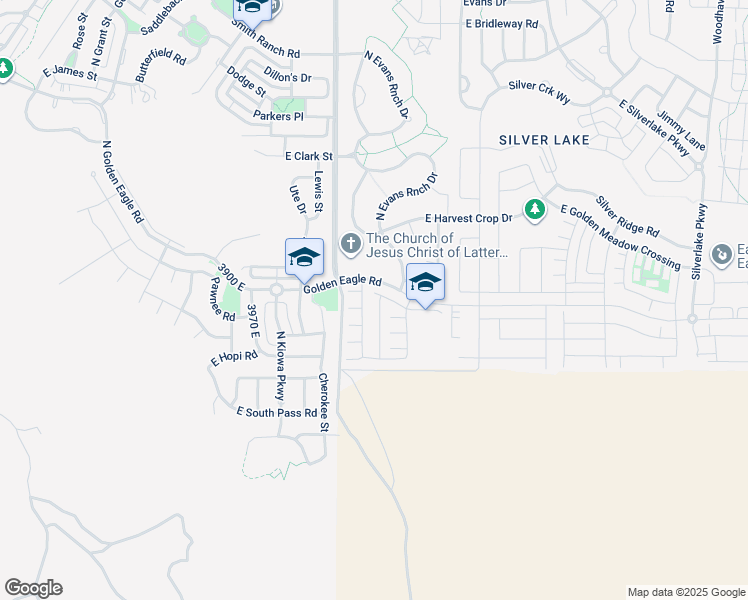 map of restaurants, bars, coffee shops, grocery stores, and more near 7153 North Mountain Field Drive in Eagle Mountain