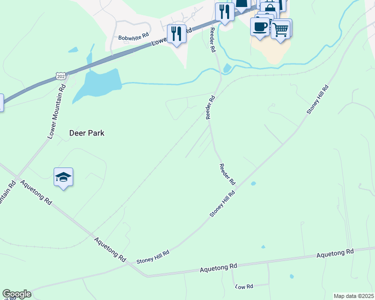 map of restaurants, bars, coffee shops, grocery stores, and more near 2503 Reeder Road in New Hope