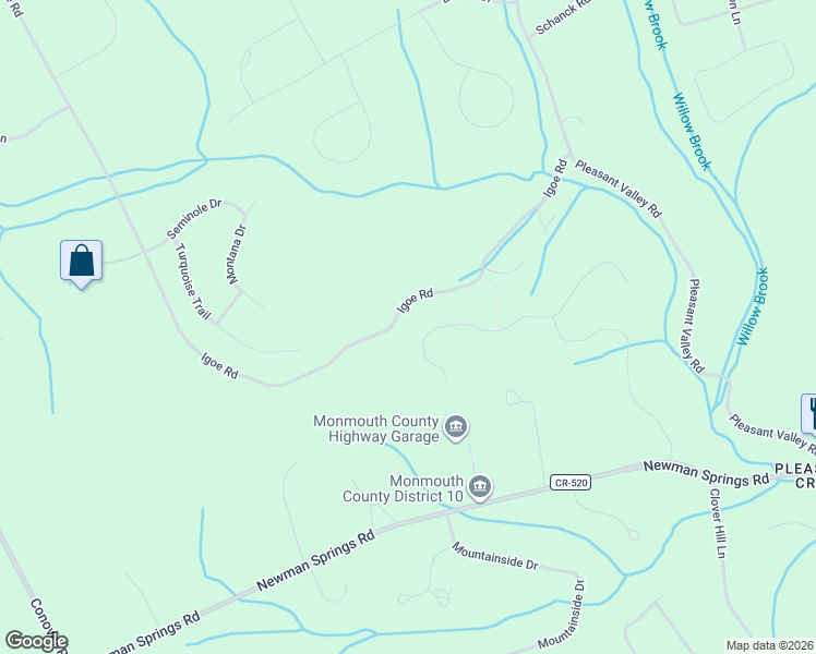 map of restaurants, bars, coffee shops, grocery stores, and more near 19 Embry Farm Road in Marlboro