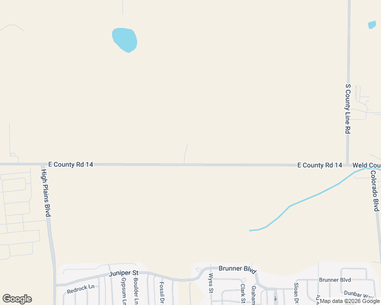 map of restaurants, bars, coffee shops, grocery stores, and more near 8143 East County Road 14 in Johnstown