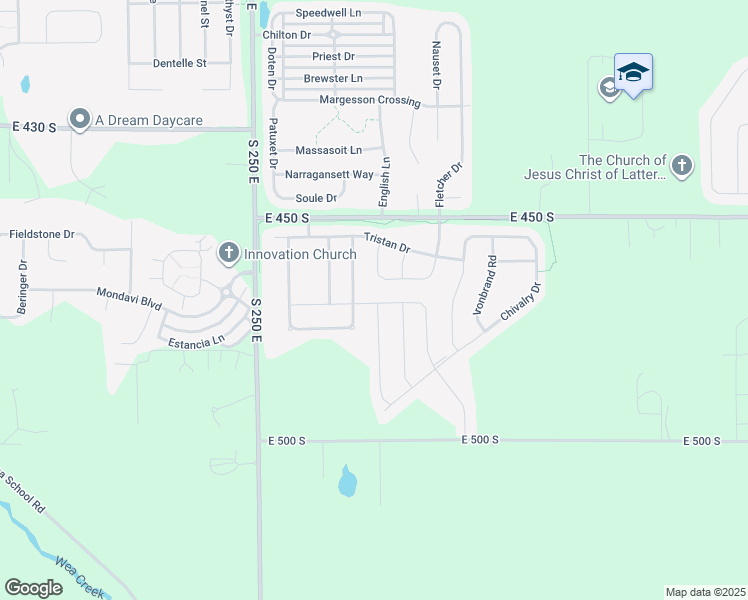 map of restaurants, bars, coffee shops, grocery stores, and more near 4671 Lamerocke Way in Lafayette