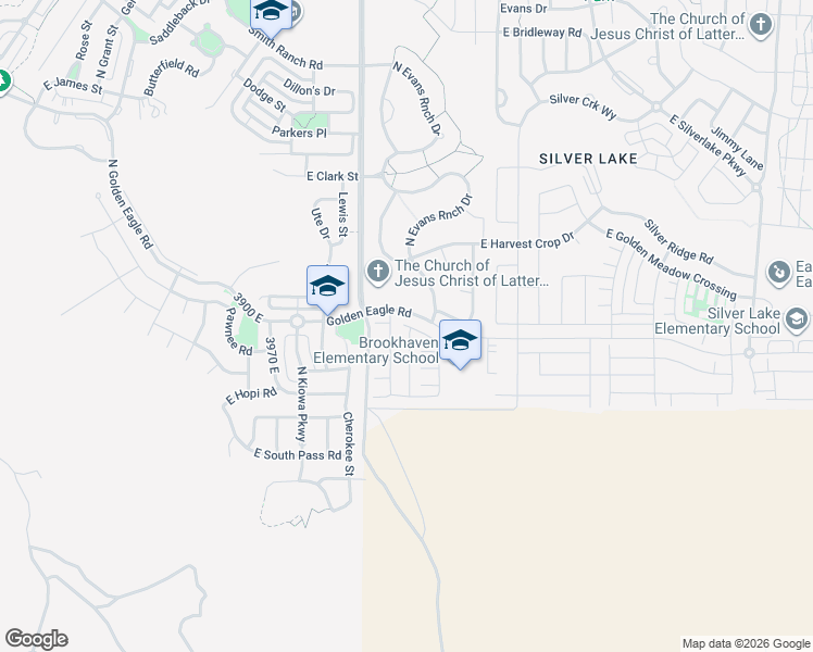 map of restaurants, bars, coffee shops, grocery stores, and more near 4259 East Hill View Drive in Eagle Mountain