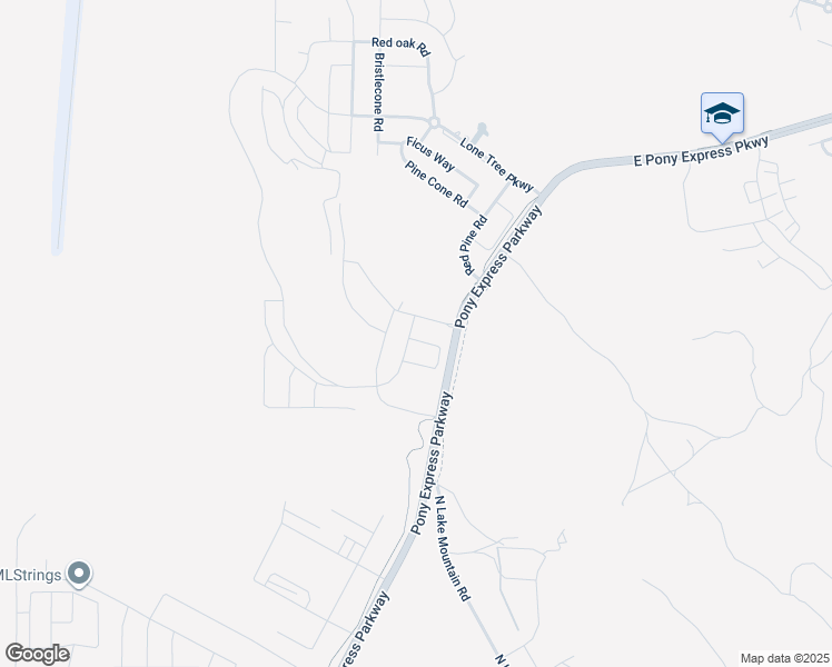 map of restaurants, bars, coffee shops, grocery stores, and more near 2019 East Harkers Way in Eagle Mountain