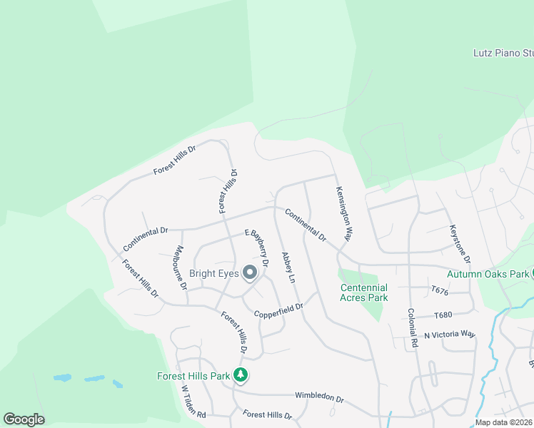 map of restaurants, bars, coffee shops, grocery stores, and more near 2354 Abbey Lane in Harrisburg