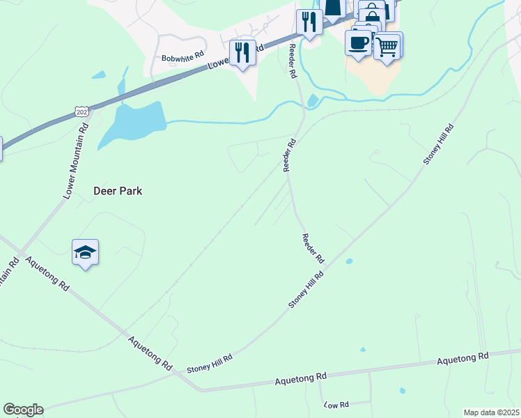 map of restaurants, bars, coffee shops, grocery stores, and more near 2503 Reeder Road in New Hope