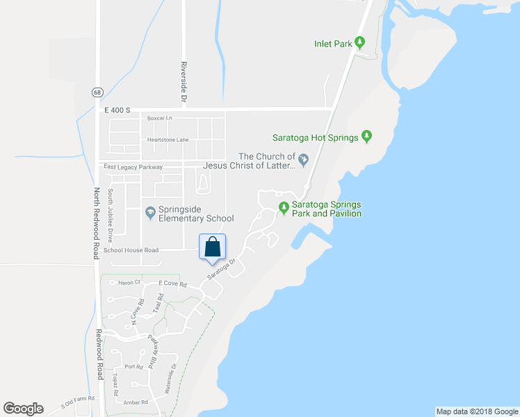 map of restaurants, bars, coffee shops, grocery stores, and more near 314 East Pavilion Circle in Saratoga Springs