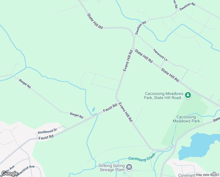 map of restaurants, bars, coffee shops, grocery stores, and more near 140 Evans Hill Road in Reading
