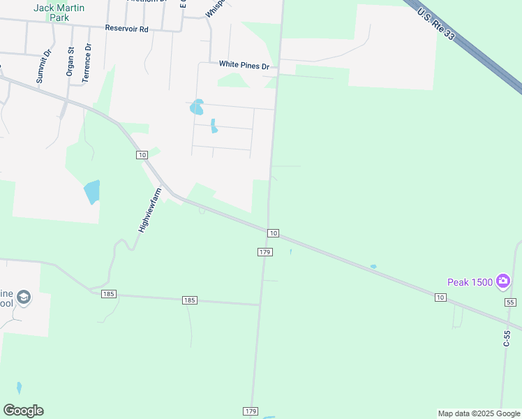 map of restaurants, bars, coffee shops, grocery stores, and more near 1549-1699 Township Highway 179 in Bellefontaine