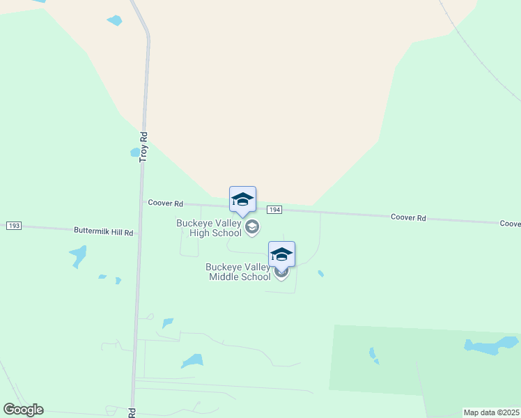 map of restaurants, bars, coffee shops, grocery stores, and more near 683 Coover Road in Delaware
