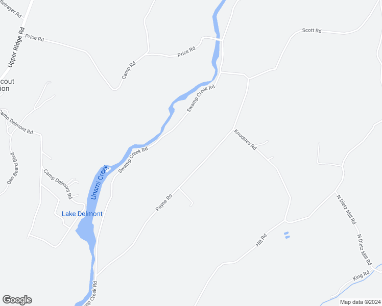 map of restaurants, bars, coffee shops, grocery stores, and more near 1270 Payne Road in Green Lane