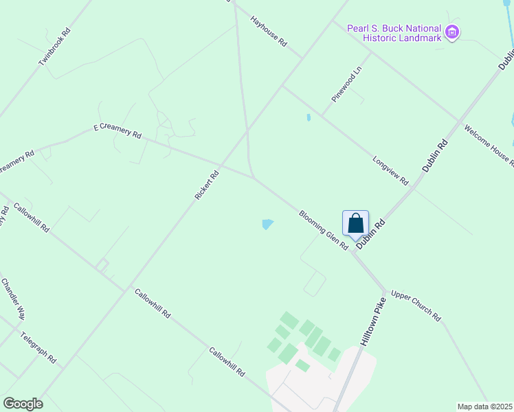 map of restaurants, bars, coffee shops, grocery stores, and more near 938 Blooming Glen Road in Perkasie