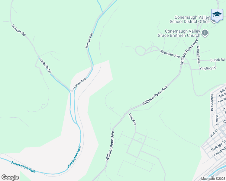 map of restaurants, bars, coffee shops, grocery stores, and more near 198 Schneider Street in Johnstown