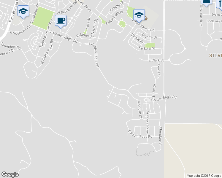 map of restaurants, bars, coffee shops, grocery stores, and more near 7253 North Skyview Lane in Eagle Mountain