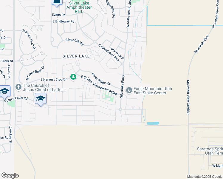map of restaurants, bars, coffee shops, grocery stores, and more near 4913 East Golden Meadow Crossing in Eagle Mountain