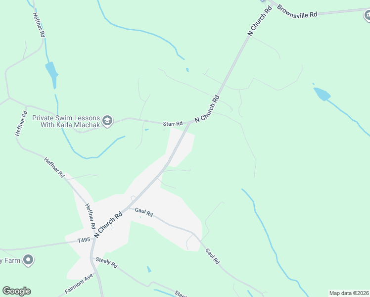 map of restaurants, bars, coffee shops, grocery stores, and more near 861 North Church Road in Sinking Spring