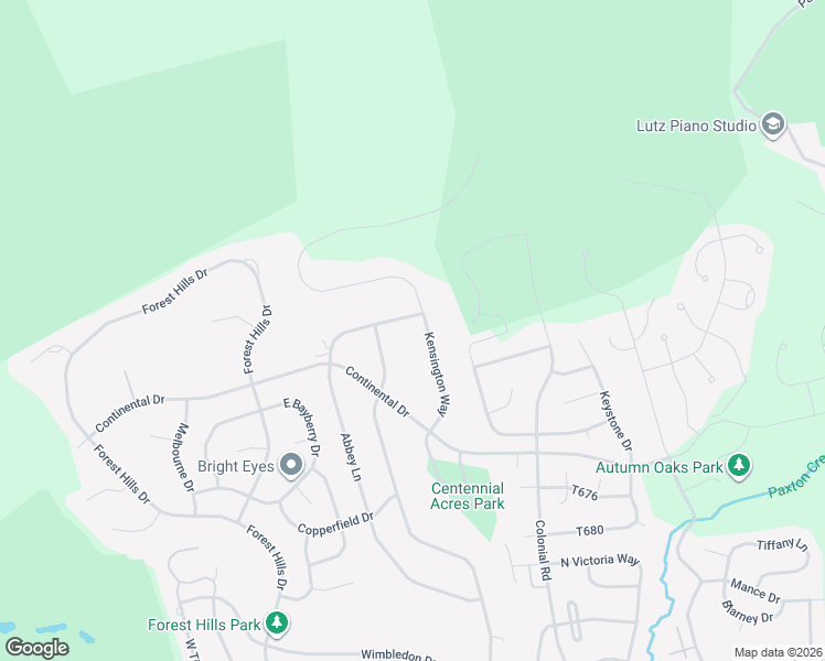 map of restaurants, bars, coffee shops, grocery stores, and more near 2414 Kensington Way in Harrisburg