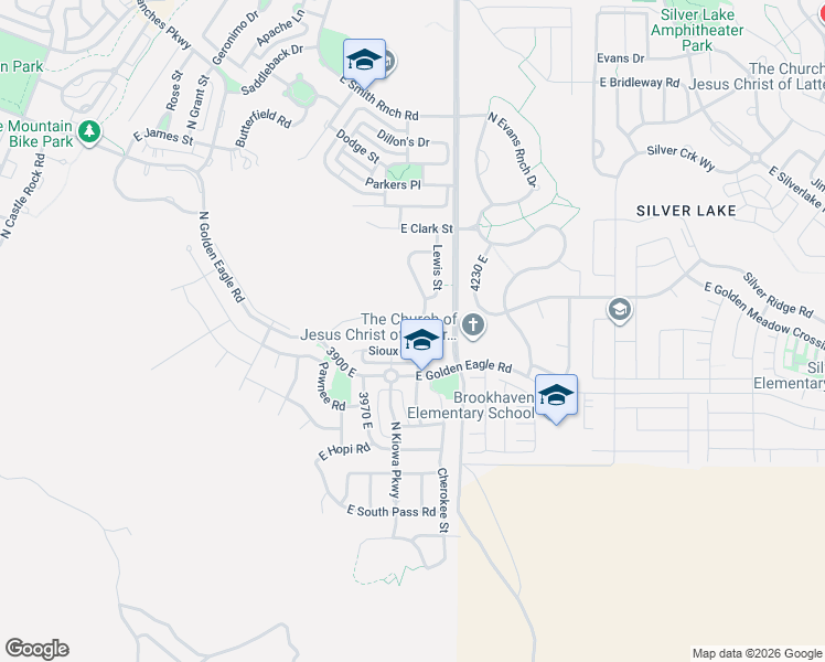 map of restaurants, bars, coffee shops, grocery stores, and more near 7265 North Ute Drive in Eagle Mountain