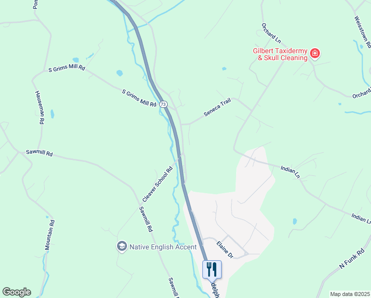 map of restaurants, bars, coffee shops, grocery stores, and more near 766 North Ironstone Drive in Boyertown