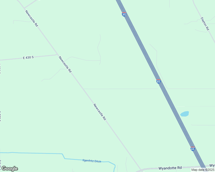 map of restaurants, bars, coffee shops, grocery stores, and more near 6540 East 460 South in Lafayette
