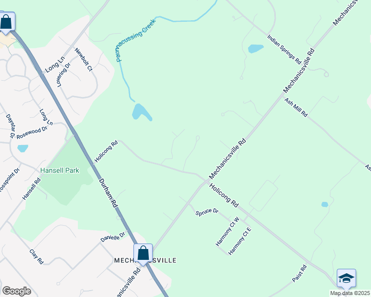 map of restaurants, bars, coffee shops, grocery stores, and more near 5242 Winfield Place in Doylestown