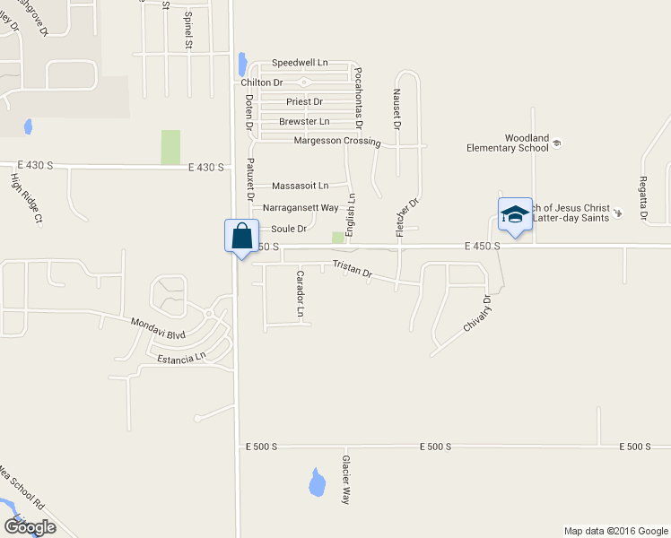 map of restaurants, bars, coffee shops, grocery stores, and more near 2761 Tristan Drive in Lafayette