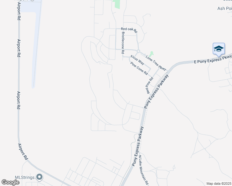 map of restaurants, bars, coffee shops, grocery stores, and more near 7307 North Bald Eagle Way in Eagle Mountain