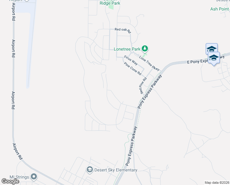 map of restaurants, bars, coffee shops, grocery stores, and more near 7308 North Bald Eagle Way in Eagle Mountain
