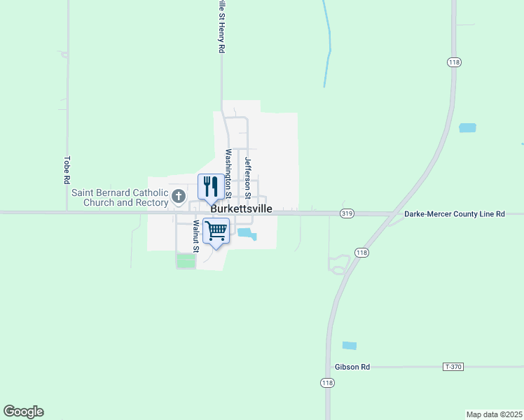 map of restaurants, bars, coffee shops, grocery stores, and more near 60 North Main Street in New Weston