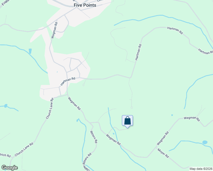 map of restaurants, bars, coffee shops, grocery stores, and more near 221 Hartman Road in Reading