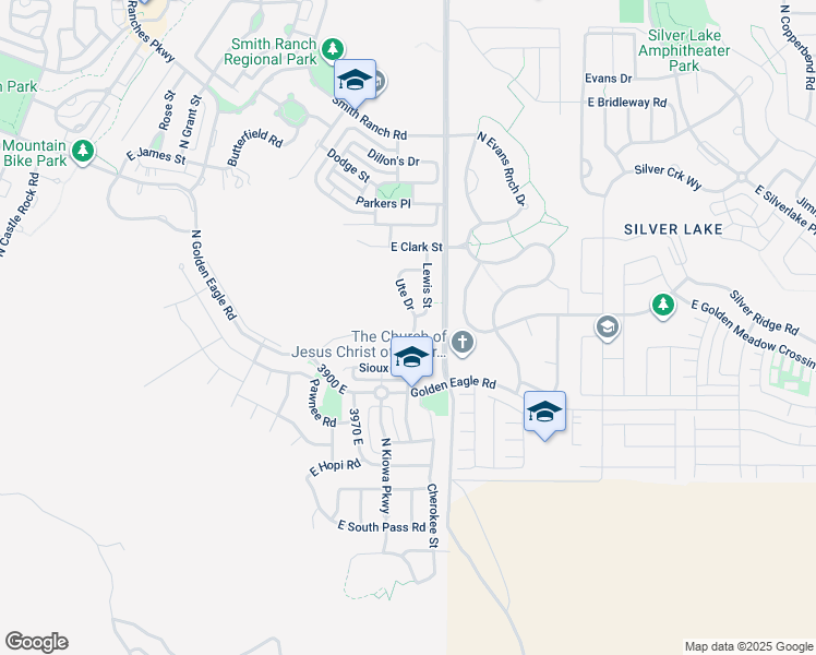 map of restaurants, bars, coffee shops, grocery stores, and more near 7311 North Ute Drive in Eagle Mountain