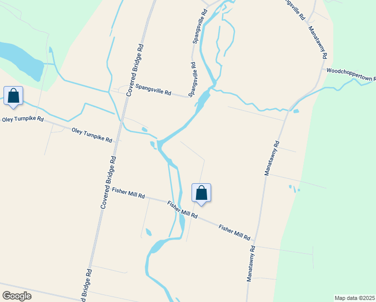 map of restaurants, bars, coffee shops, grocery stores, and more near 72 Houp Road in Oley