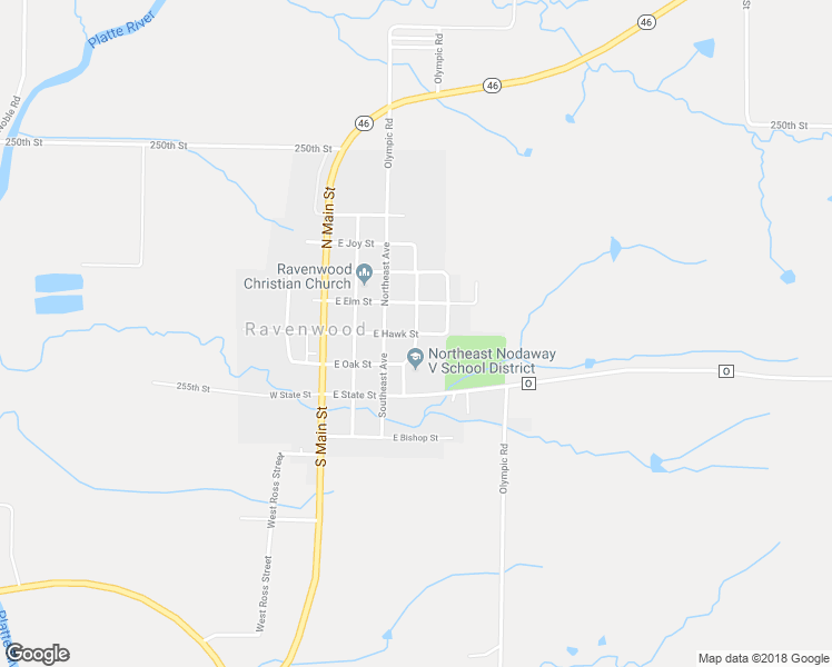 map of restaurants, bars, coffee shops, grocery stores, and more near 126 South High School Avenue in Ravenwood