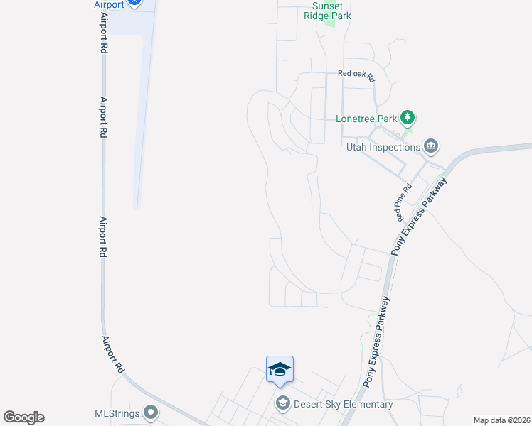 map of restaurants, bars, coffee shops, grocery stores, and more near 7335 North Slick Rock Way in Eagle Mountain
