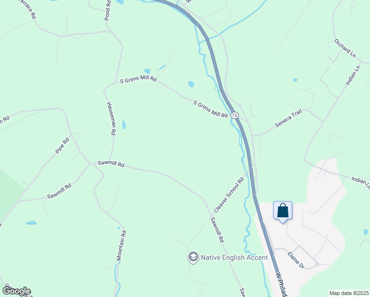 map of restaurants, bars, coffee shops, grocery stores, and more near 532 Sawmill Road in Boyertown