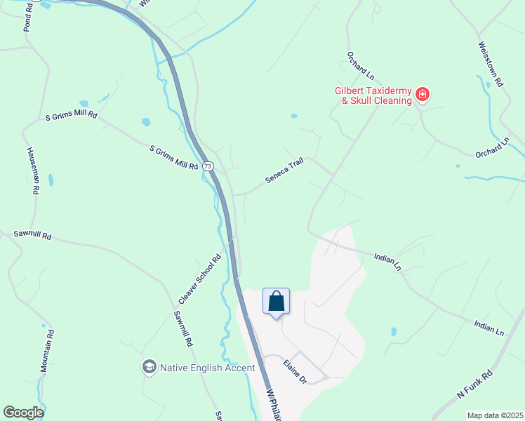 map of restaurants, bars, coffee shops, grocery stores, and more near 766 North Ironstone Drive in Boyertown