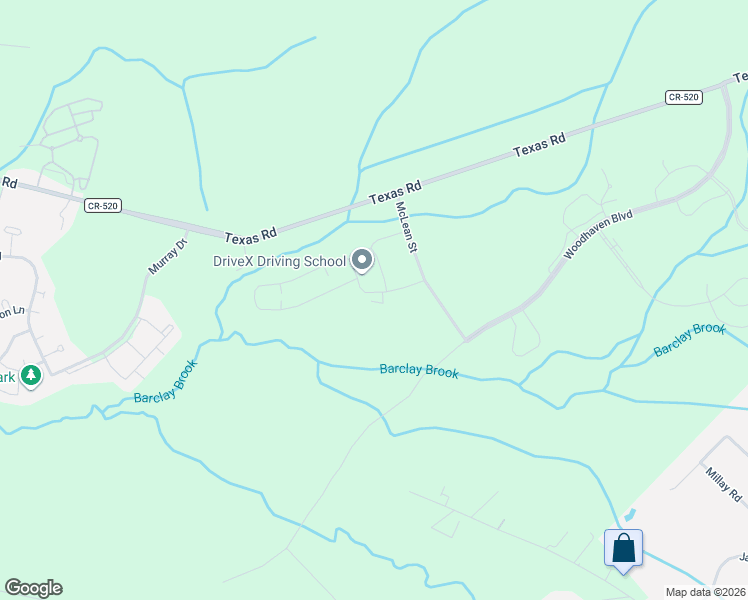 map of restaurants, bars, coffee shops, grocery stores, and more near 360 Texas Road in Old Bridge Township