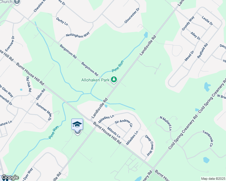 map of restaurants, bars, coffee shops, grocery stores, and more near 4625 Landisville Road in Doylestown