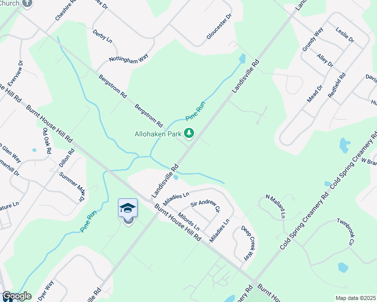 map of restaurants, bars, coffee shops, grocery stores, and more near 4626 Landisville Road in Doylestown