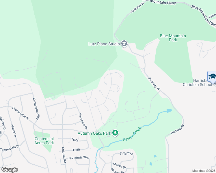 map of restaurants, bars, coffee shops, grocery stores, and more near 2810 Sweet Birch Court in Dauphin County