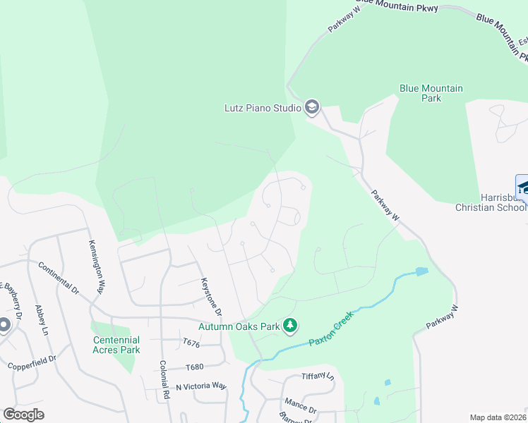 map of restaurants, bars, coffee shops, grocery stores, and more near 2810 Sweet Birch Court in Dauphin County