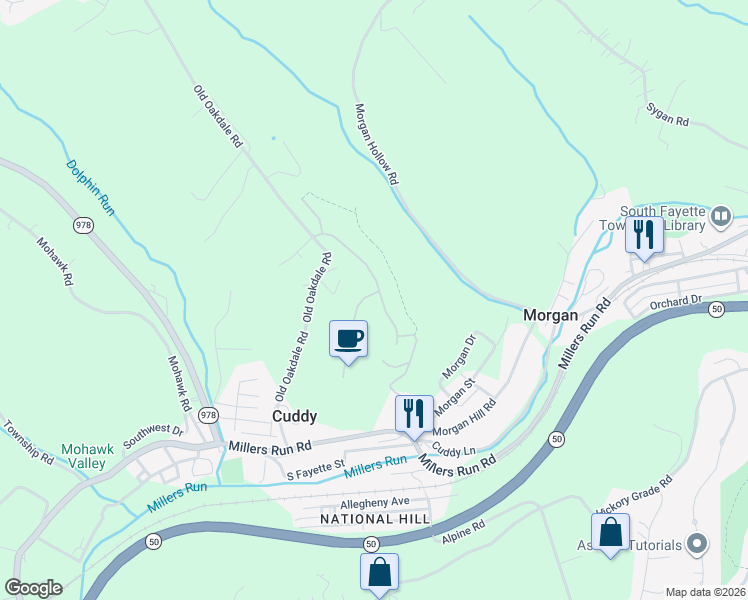 map of restaurants, bars, coffee shops, grocery stores, and more near 2932 Pinnacle Drive in McDonald