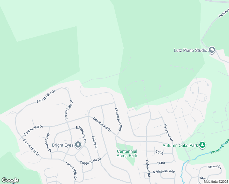 map of restaurants, bars, coffee shops, grocery stores, and more near 2417 Kensington Way in Harrisburg