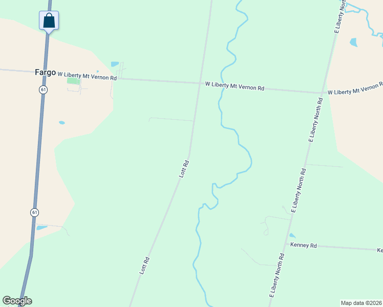 map of restaurants, bars, coffee shops, grocery stores, and more near 5 County Road 26 in Marengo