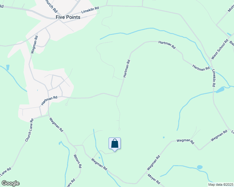 map of restaurants, bars, coffee shops, grocery stores, and more near 300 Hartman Road in Reading