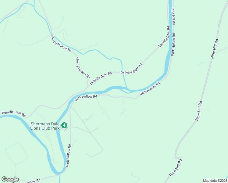 map of restaurants, bars, coffee shops, grocery stores, and more near 375 Dark Hollow Road in Shermans Dale