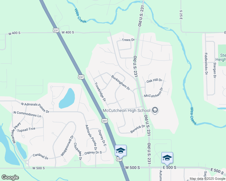 map of restaurants, bars, coffee shops, grocery stores, and more near 4409 Nottingham Drive in Lafayette