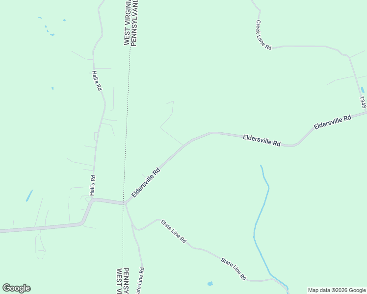 map of restaurants, bars, coffee shops, grocery stores, and more near 86 Eldersville Road in Burgettstown